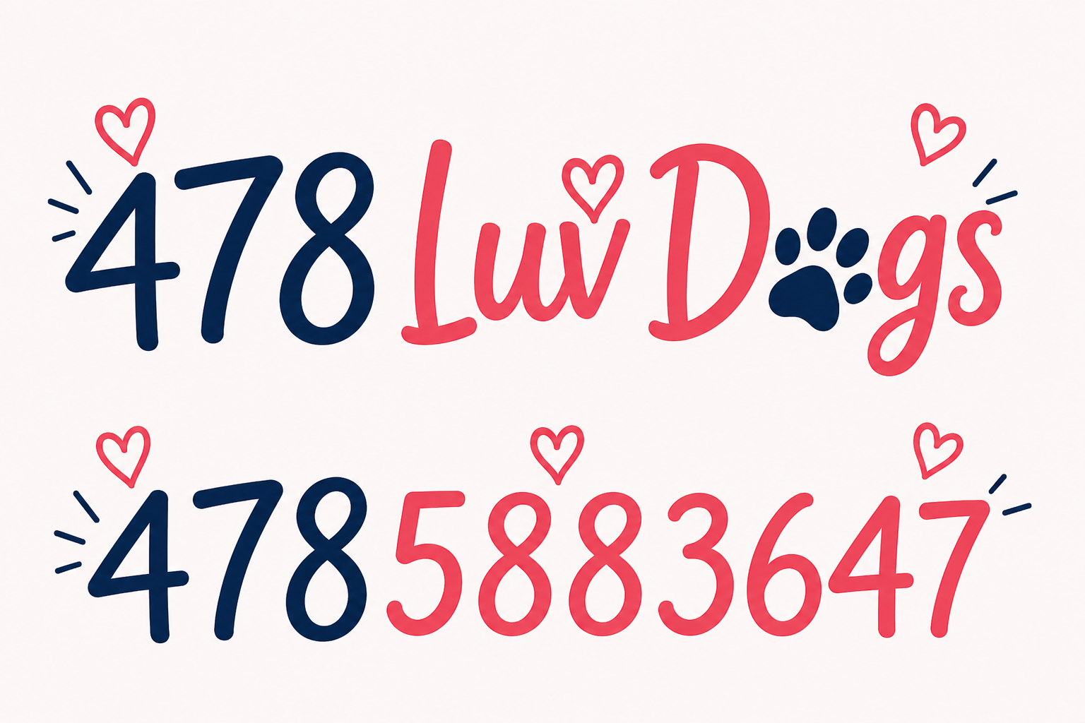 478 Luv Dogs